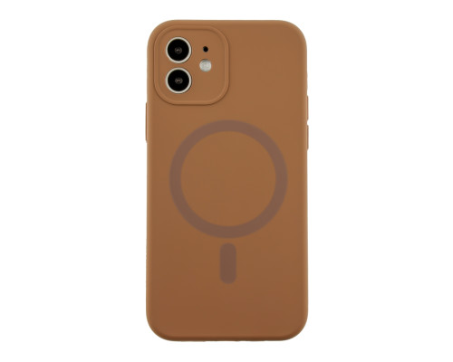 Чохол Glow Silicone Case Full Camera with Magsafe для iPhone 12 New Brown ma36070_3869462 2020000497035