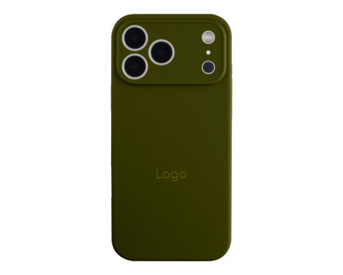 Чохол Silicone Case Full Size with Frame для iPhone 18 Pro 45.Army Green ma253984_664238 2020000517191