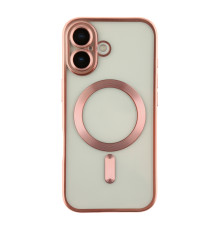Чохол TPU Metallic Chrome Full Camera with Magsafe для iPhone 17 М'ята упаковка Chrome Rose ma262179_691845 2020000519355