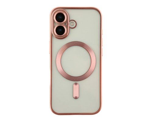 Чохол TPU Metallic Chrome Full Camera with Magsafe для iPhone 17 М'ята упаковка Chrome Rose ma262179_691845 2020000519355