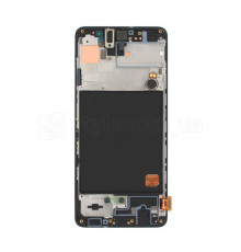 Дисплей (LCD) для Samsung Galaxy A51/A515 (2019) з тачскріном та рамкою black Service Original (PN:GH82-21669A) TPS-2710000191865