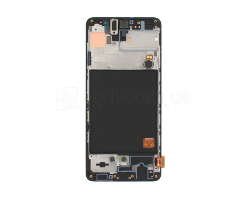 Дисплей (LCD) для Samsung Galaxy A51/A515 (2019) з тачскріном та рамкою black Service Original (PN:GH82-21669A) TPS-2710000191865