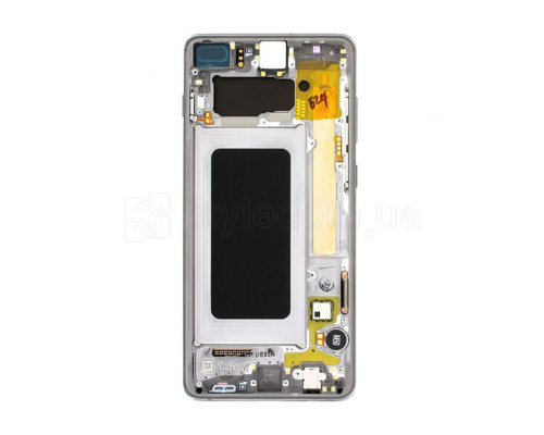 Дисплей (LCD) для Samsung Galaxy S10 Plus/G975 (2019) з тачскріном та рамкою black Service Original (PN:GH82-18849A) TPS-2710000191889