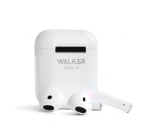 Навушники Bluetooth WALKER WTS-17 white