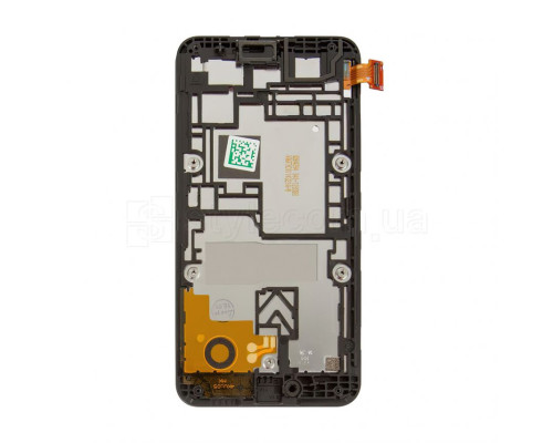 Дисплей (LCD) для Nokia Lumia 530 RM-1019 з тачскріном та рамкою black Original Quality TPS-2701913900002