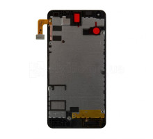 Дисплей (LCD) для Nokia Lumia 550 з тачскріном та рамкою black Original Quality TPS-2702264700006