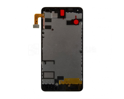 Дисплей (LCD) для Nokia Lumia 550 з тачскріном та рамкою black Original Quality TPS-2702264700006