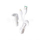 Автомобільний зарядний пристрій CHARGER 2в1 2USB 2.4A + Lightning white TPS-2710000187813