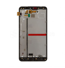 Дисплей (LCD) для Nokia Lumia 640 XL RM-1062, RM-1065, RM-1066, RM-1067 з тачскріном та рамкою black Original Quality TPS-2710000136835