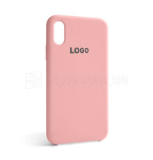 Чохол Original Silicone для Apple iPhone X, Xs light pink (12)