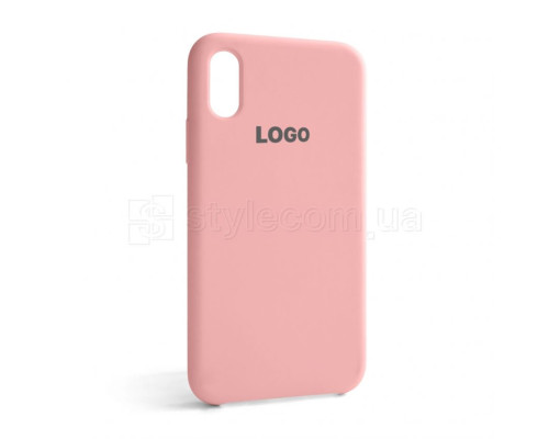 Чохол Original Silicone для Apple iPhone X, Xs light pink (12)