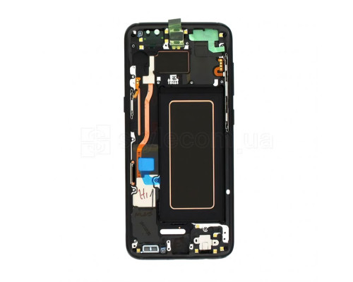 Дисплей (LCD) для Samsung Galaxy S8/G950 (2017) з тачскріном та рамкою black Service Original (PN:GH97-20457A) TPS-2710000137214