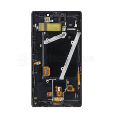 Дисплей (LCD) для Nokia 930 з тачскріном та рамкою black Original Quality TPS-2710000121930