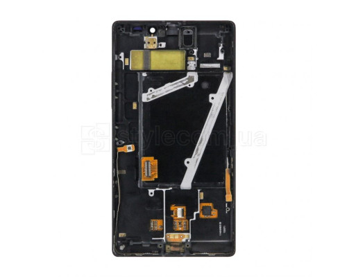 Дисплей (LCD) для Nokia 930 з тачскріном та рамкою black Original Quality TPS-2710000121930