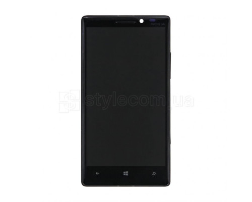 Дисплей (LCD) для Nokia 930 з тачскріном та рамкою black Original Quality TPS-2710000121930