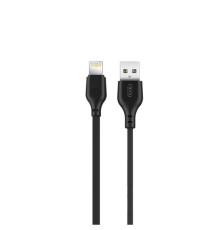 Кабель USB XO NB103 Lightning Quick Charge 2.1A 2м black TPS-2710000197386