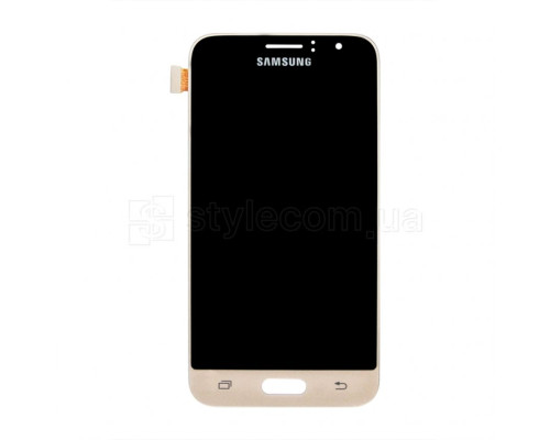 Дисплей (LCD) для Samsung Galaxy J1/J120 (2016) з тачскріном black/gold (Oled) Original Quality TPS-2702257700006