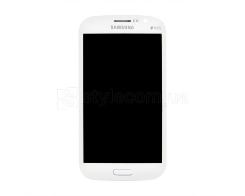 Дисплей (LCD) для Samsung Galaxy Grand Duos I9082 з тачскріном з середньою частиною white (TFT) Original Quality TPS-2701588800003