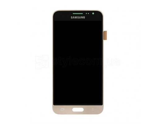 Дисплей (LCD) для Samsung Galaxy J3/J320 (2016) з тачскріном black/gold (TFT) High Quality TPS-2702324600000