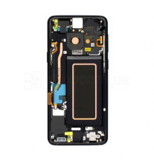 Дисплей (LCD) для Samsung Galaxy S9/G960 (2018) з тачскріном та рамкою black Service Original (PN:GH97-21696B) TPS-2710000194378