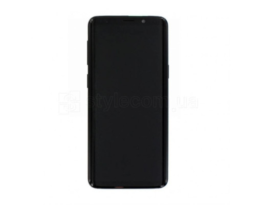 Дисплей (LCD) для Samsung Galaxy S9/G960 (2018) з тачскріном та рамкою black Service Original (PN:GH97-21696B) TPS-2710000194378