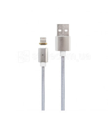 Кабель USB DM-M15 Lightning Magnetic silver TPS-2710000159254