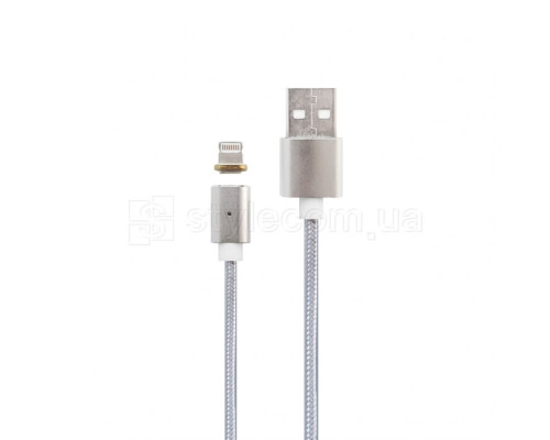 Кабель USB DM-M15 Lightning Magnetic silver TPS-2710000159254