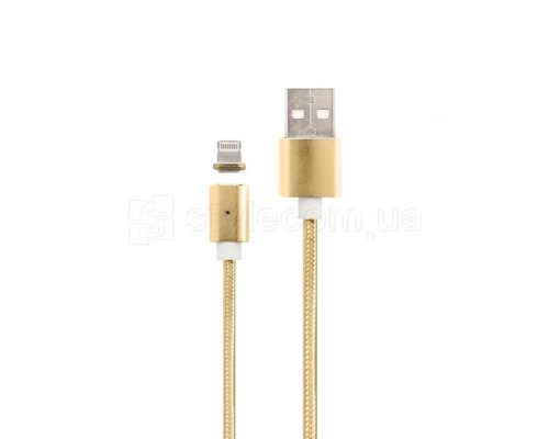 Кабель USB DM-M15 Lightning Magnetic gold