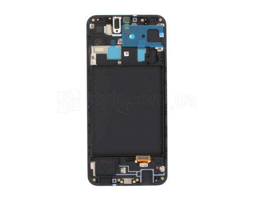 Дисплей (LCD) для Samsung Galaxy A20/A205 (2019) з тачскріном та рамкою black Service Original (PN:GH82-19571A) TPS-2710000185550