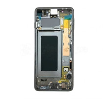 Дисплей (LCD) для Samsung Galaxy S10/G973 (2019) з тачскріном та рамкою black Service Original (PN:GH92-18850A) TPS-2710000185567 2710000185567