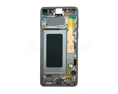 Дисплей (LCD) для Samsung Galaxy S10/G973 (2019) з тачскріном та рамкою black Service Original (PN:GH92-18850A) TPS-2710000185567