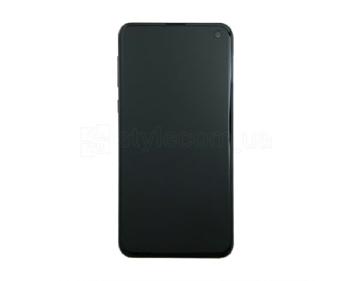 Дисплей (LCD) для Samsung Galaxy S10/G973 (2019) з тачскріном та рамкою black Service Original (PN:GH92-18850A) TPS-2710000185567