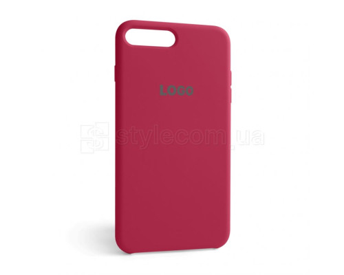 Чохол Original Silicone для Apple iPhone 7 Plus, 8 Plus rose red (37)