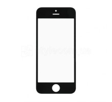 Скло для переклеювання для Apple iPhone 5 з рамкою та OCA-плівкою black Original Quality TPS-2710000160113