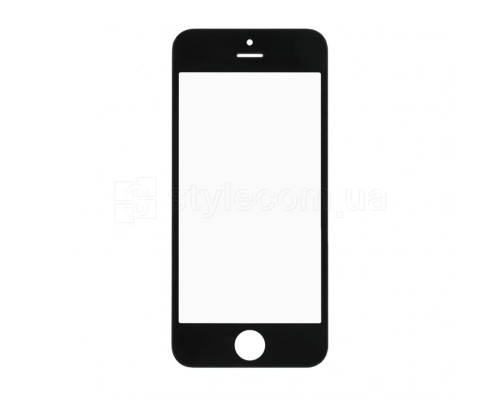 Скло для переклеювання для Apple iPhone 5 з рамкою та OCA-плівкою black Original Quality TPS-2710000160113