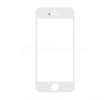 Скло для переклеювання для Apple iPhone 5 з рамкою та OCA-плівкою white Original Quality TPS-2710000160120