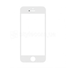 Скло для переклеювання для Apple iPhone 5 з рамкою та OCA-плівкою white Original Quality TPS-2710000160120