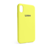 Чохол Full Silicone Case для Apple iPhone X, Xs flash lime (41) TPS-2710000202493