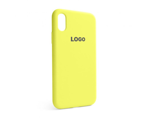 Чохол Full Silicone Case для Apple iPhone X, Xs flash lime (41) TPS-2710000202493