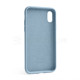 Чохол Full Silicone Case для Apple iPhone X, Xs light blue (05) TPS-2710000202509