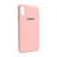 Чохол Full Silicone Case для Apple iPhone X, Xs light pink (12) TPS-2710000202516