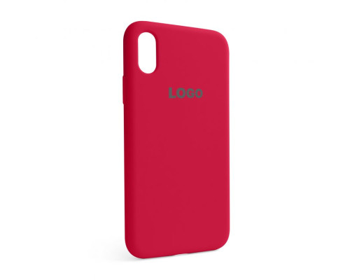 Чохол Full Silicone Case для Apple iPhone X, Xs rose red (37) TPS-2710000202547