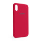 Чохол Full Silicone Case для Apple iPhone X, Xs rose red (37) TPS-2710000202547