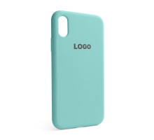 Чохол Full Silicone Case для Apple iPhone X, Xs sea blue (21) TPS-2710000202554