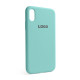 Чохол Full Silicone Case для Apple iPhone X, Xs sea blue (21) TPS-2710000202554