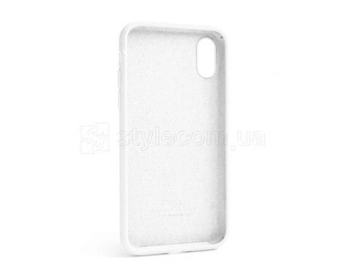 Чохол Full Silicone Case для Apple iPhone X, Xs white (09) TPS-2710000202578