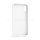 Чохол Full Silicone Case для Apple iPhone X, Xs white (09) TPS-2710000202578