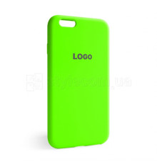 Чохол Full Silicone Case для Apple iPhone 6, 6s bright lime (32)