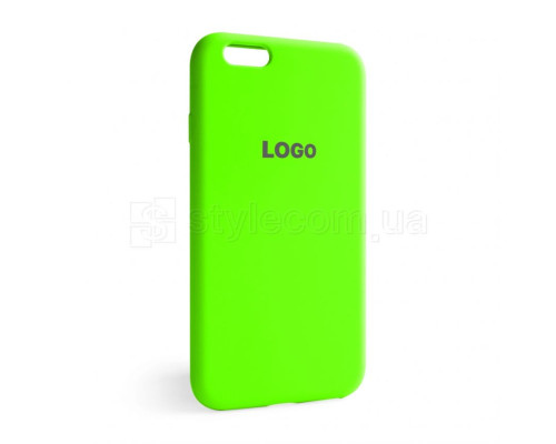 Чохол Full Silicone Case для Apple iPhone 6, 6s bright lime (32)
