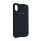 Чохол Full Silicone Case для Apple iPhone X, Xs dark blue (08) TPS-2710000202653